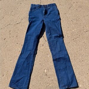 Wrangler Dark Blue Flare Women's Jeans